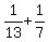 1%2F13%2B1%2F7