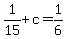 1%2F15%2Bc=1%2F6