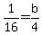 1%2F16=b%2F4