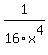 1%2F16x%5E4