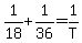 1%2F18+%2B+1%2F36+=+1%2FT