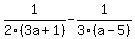 1%2F2%283a%2B1%29-1%2F3%28a-5%29
