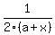 1%2F2%28a%2Bx%29