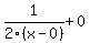 1%2F2%28x-0%29%2B0