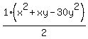 1%2F2%2A%28x%5E2%2Bxy-30y%5E2%29