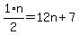 1%2F2%2An+=+12n%2B7