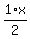 1%2F2%2Ax