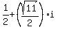 1%2F2%2B+%28sqrt%2811%29%2F2%29i