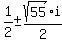 1%2F2%2B-sqrt%2855%29i%2F2