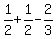 1%2F2%2B1%2F2-2%2F3