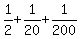 1%2F2%2B1%2F20%2B1%2F200