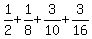 1%2F2%2B1%2F8%2B3%2F10%2B3%2F16