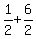 1%2F2%2B6%2F2