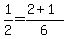 1%2F2=%282%2B1%29%2F6