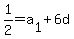 1%2F2=a%5B1%5D%2B6d