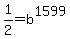 1%2F2=b%5E1599