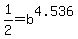 1%2F2=b%5E4.536