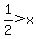 1%2F2%3Ex