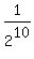 1%2F2%5E10