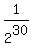 1%2F2%5E30