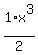 1%2F2+%2A+x%5E3