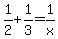 1%2F2+%2B+1%2F3+=+1%2Fx