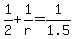 1%2F2+%2B+1%2Fr+=+1%2F1.5