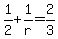 1%2F2+%2B+1%2Fr+=+2%2F3