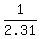 1%2F2.31