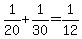 1%2F20+%2B+1%2F30+=+1%2F12