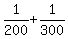 1%2F200%2B1%2F300