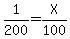 1%2F200=X%2F100