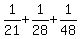 1%2F21%2B1%2F28%2B1%2F48