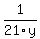 1%2F21y