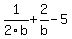 1%2F2b+%2B+2%2Fb-5