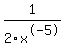 1%2F2x%5E-5