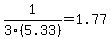 1%2F3%285.33%29+=+1.77