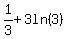 1%2F3%2B3ln%283%29