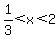 1%2F3%3Cx%3C2