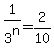 1%2F3%5En+=+2%2F10