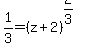 1%2F3+=+%28z%2B2%29%5E%282%2F3%29