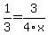 1%2F3+=+3%2F4x