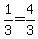 1%2F3+=+4%2F3