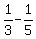 1%2F3+-+1%2F5