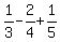 1%2F3+-+2%2F4+%2B+1%2F5