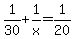 1%2F30%2B1%2Fx=1%2F20