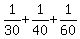 1%2F30+%2B+1%2F40+%2B+1%2F60