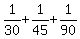 1%2F30+%2B+1%2F45+%2B+1%2F90