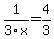 1%2F3x=4%2F3