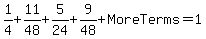 1%2F4%2B11%2F48%2B5%2F24%2B9%2F48%2BMoreTerms=1